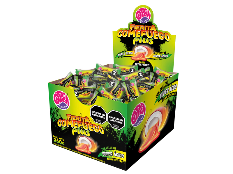 CHICLE FIERITA COMEFUEGO PLUS  50 U