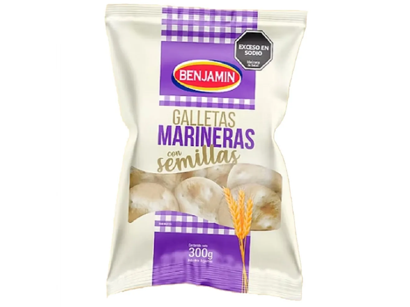GALLETAS BENJAMIN MARINERAS CON SEMILLAS X 300 GRS