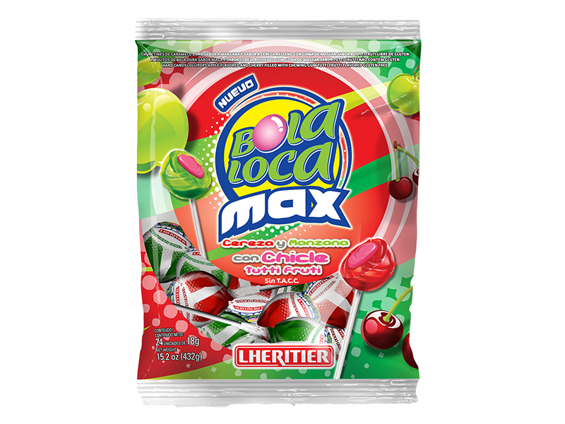 CHUPETIN BOLA LOCA MAX  24 U