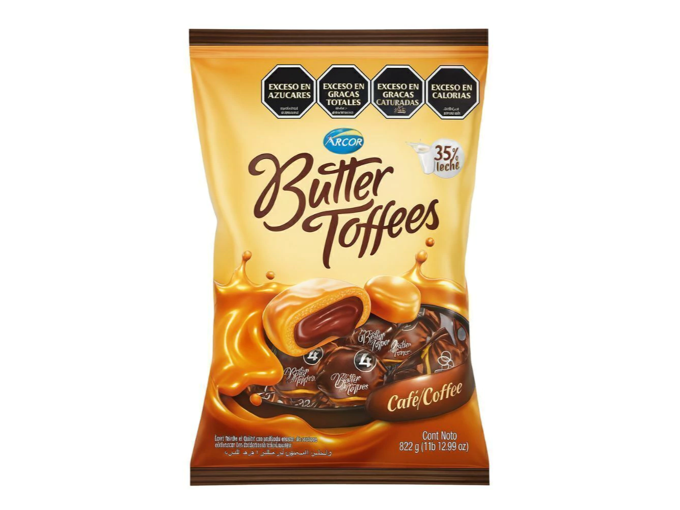 BUTTER TOFFES CAFE  822GRS