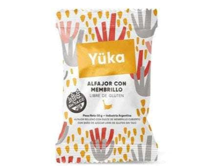 ALFAJOR YUKA MEMBRILLO 50 GRS
