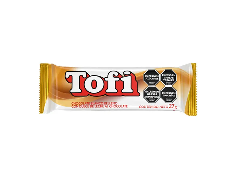 CHOCOLATE TOFI BLANCO 27 GRS