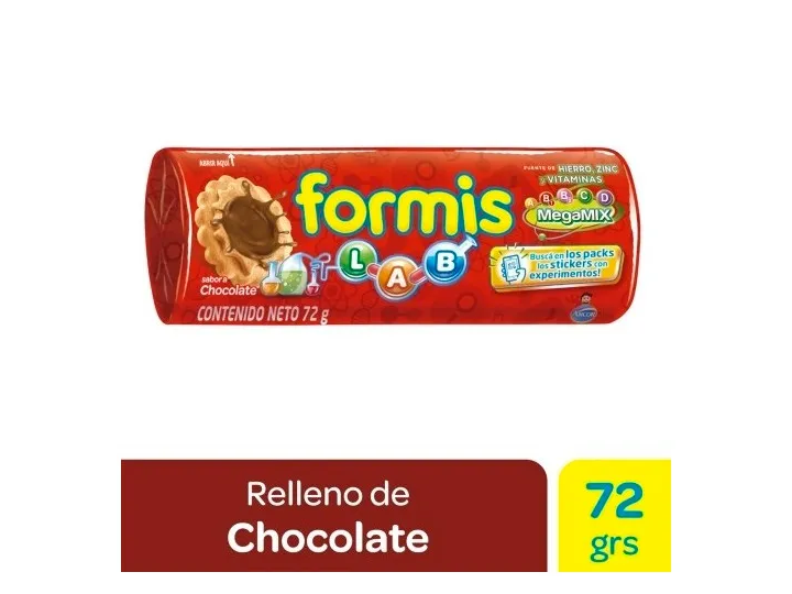 GALLETAS FORMIS CHOCOLATE  72G