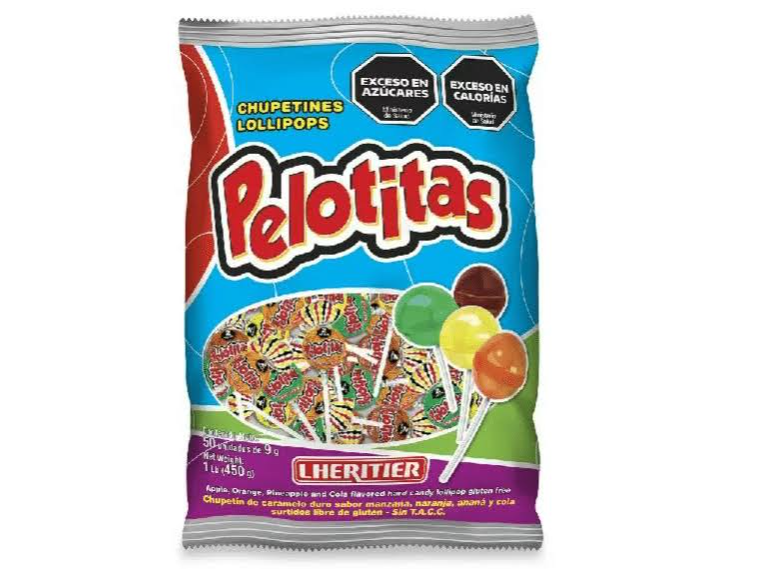 CHUPETIN PELOTITA LHERITIER MUNDIAL X 50 UN