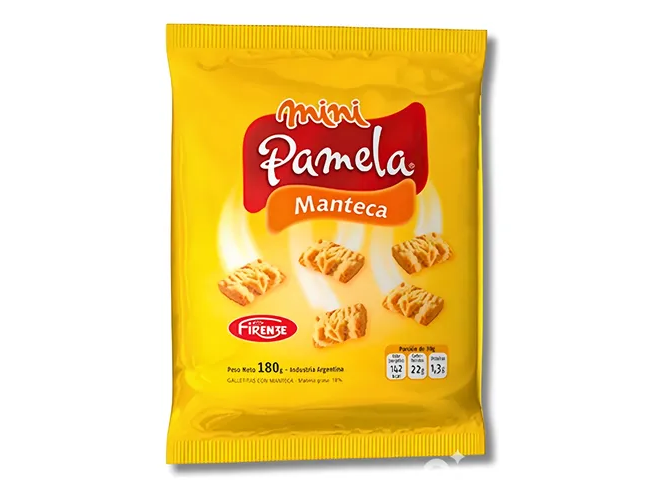 GALLETAS MINI PAMELA MANTECA  180GRS