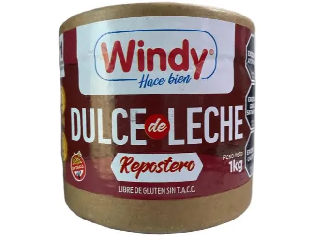 DULCE DE LECHE REPOSTERO WINDY  1 KG