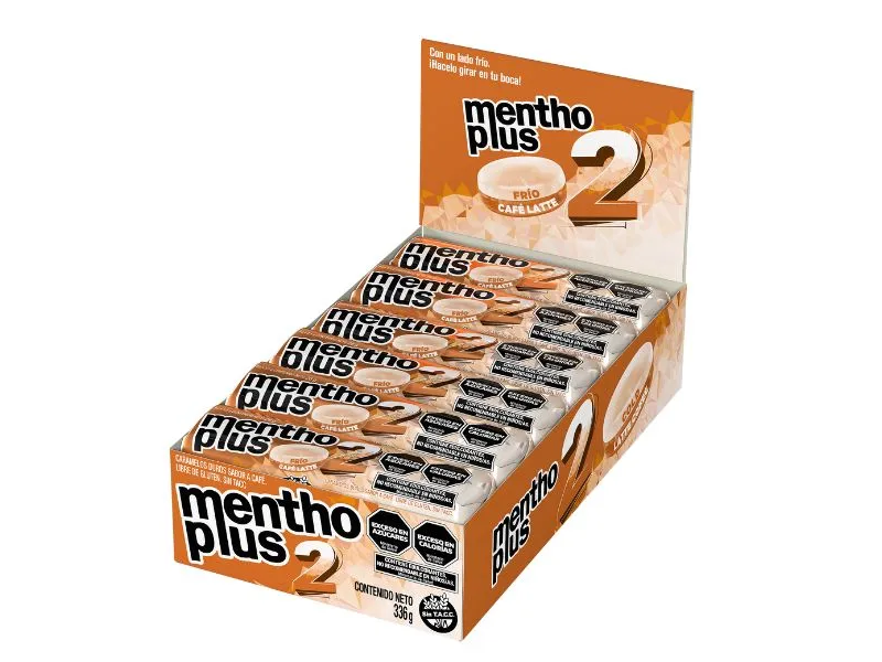 MENTHOPLUS 2 FRIO/ CAFE  12 U