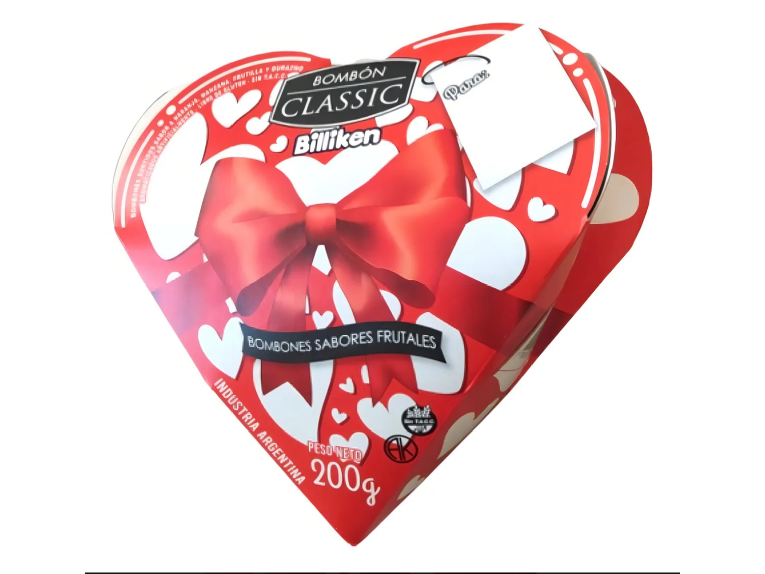 BOMBON FRUTA CORAZON BILLIKEN  200 GRS