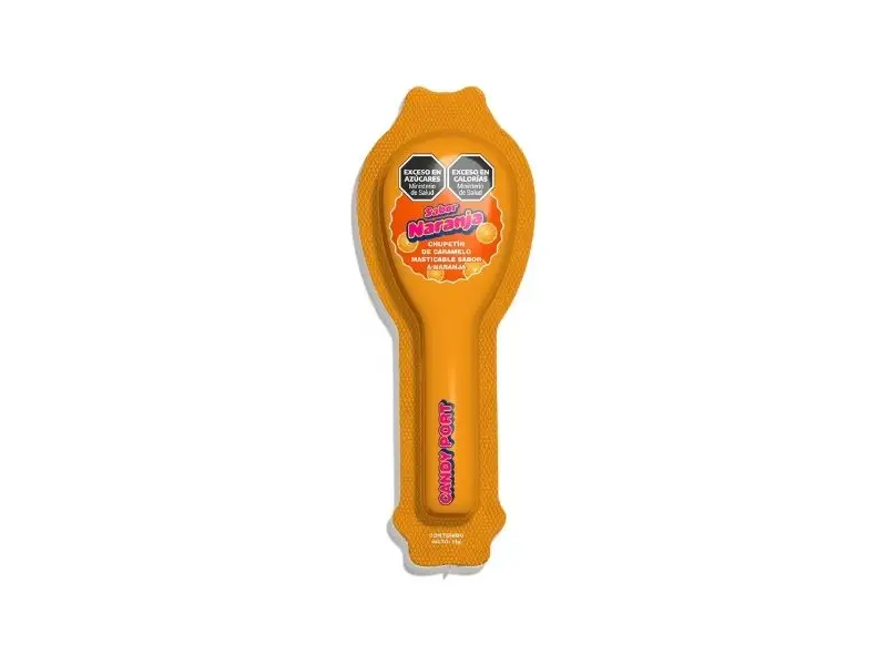 CHUPETIN MASTICABLE NARANJA CANDY PORT X 1 U