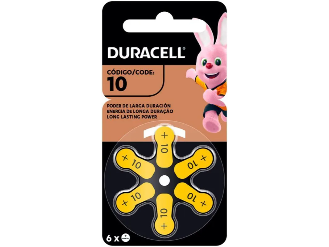 PILAS AUDIFONOS DURACELL T10