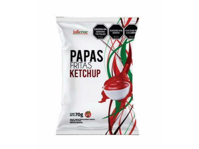 PAPAS JULICROC KETCHUP 70 GRS (16)