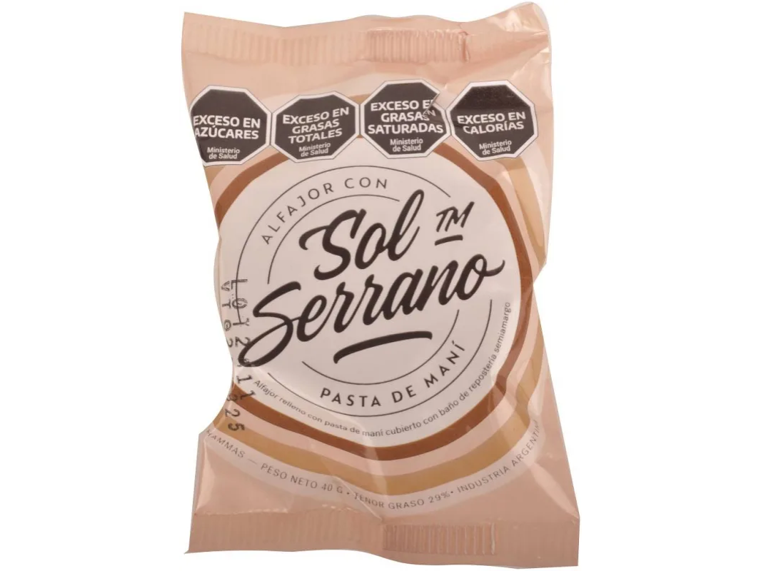 ALFAJOR SOL SERRANO MANI  40 G