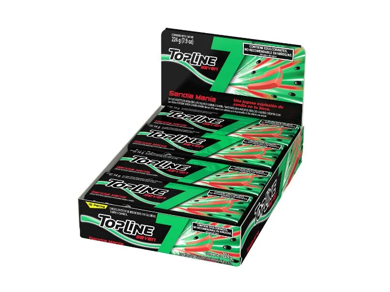 CHICLE TOPLINE 7 SANDIA  16U