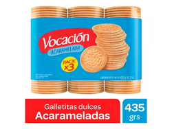GALLETA VOCACIÓN ACARAMELADA 435 grs
