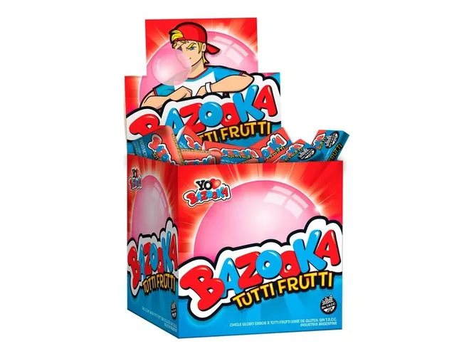 CHICLES BAZOOKA TUTTI FRUTTI  120 U.