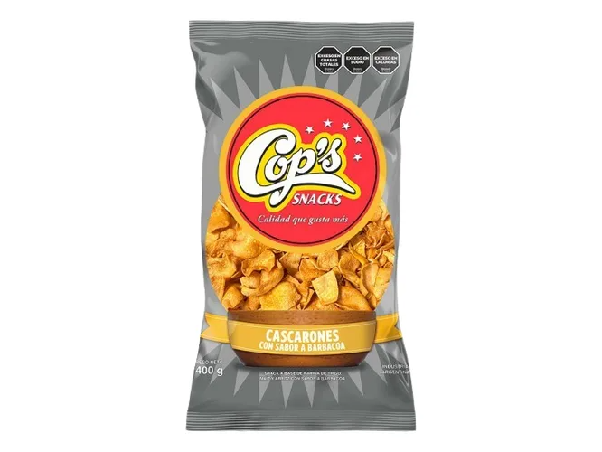 CASCARONES NACHOS COPS  400GRS