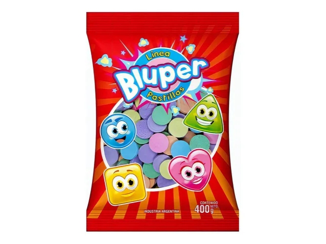 BLUPPER PASTILLAS BOTONES 400 GRS