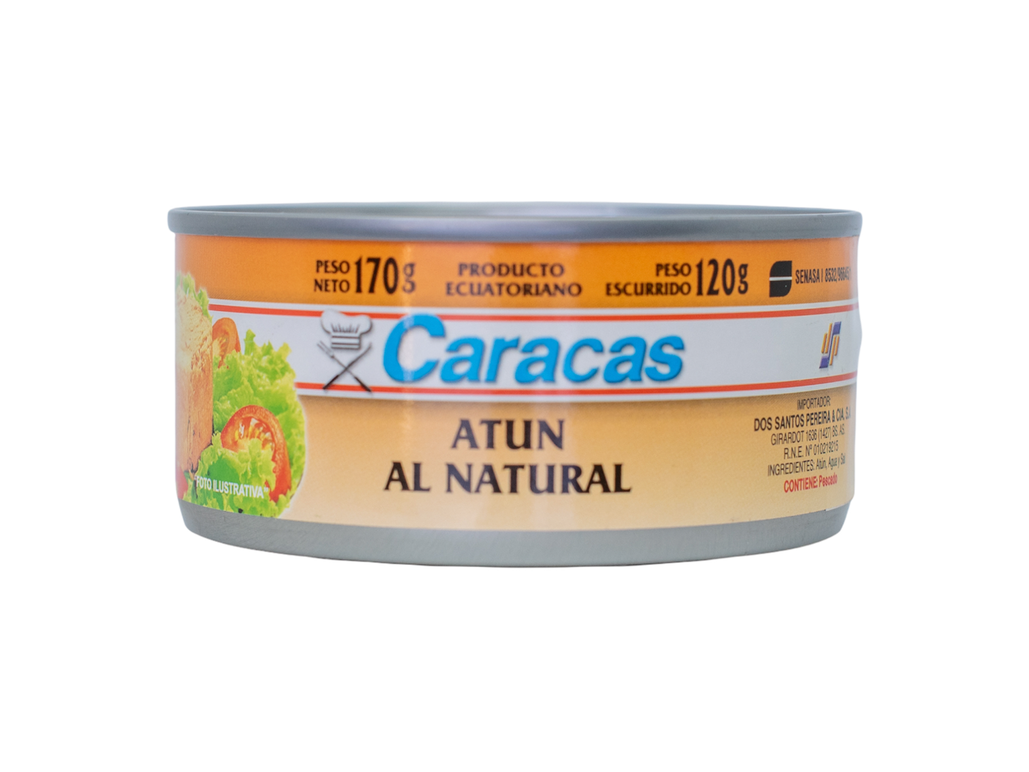 ATUN AL NATURAL CARACAS 120 GRS