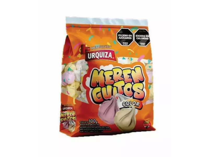 MERENGUE MEDIANO COLOR  100 GRS