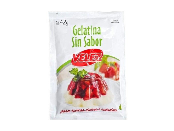 GELATINA VELEZ SIN SABOR  42 GRS