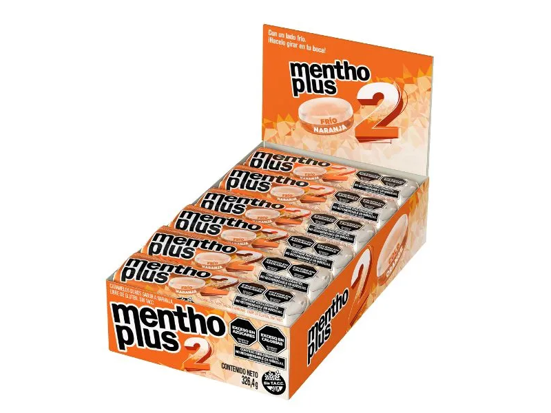MENTHOPLUS 2 FRIO/NARANJA