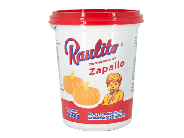 MERMELADA RAULITO ZAPALLO  500 GRS