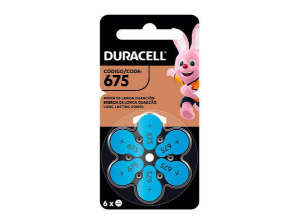 PILAS AUDIFONOS DURACELL T675