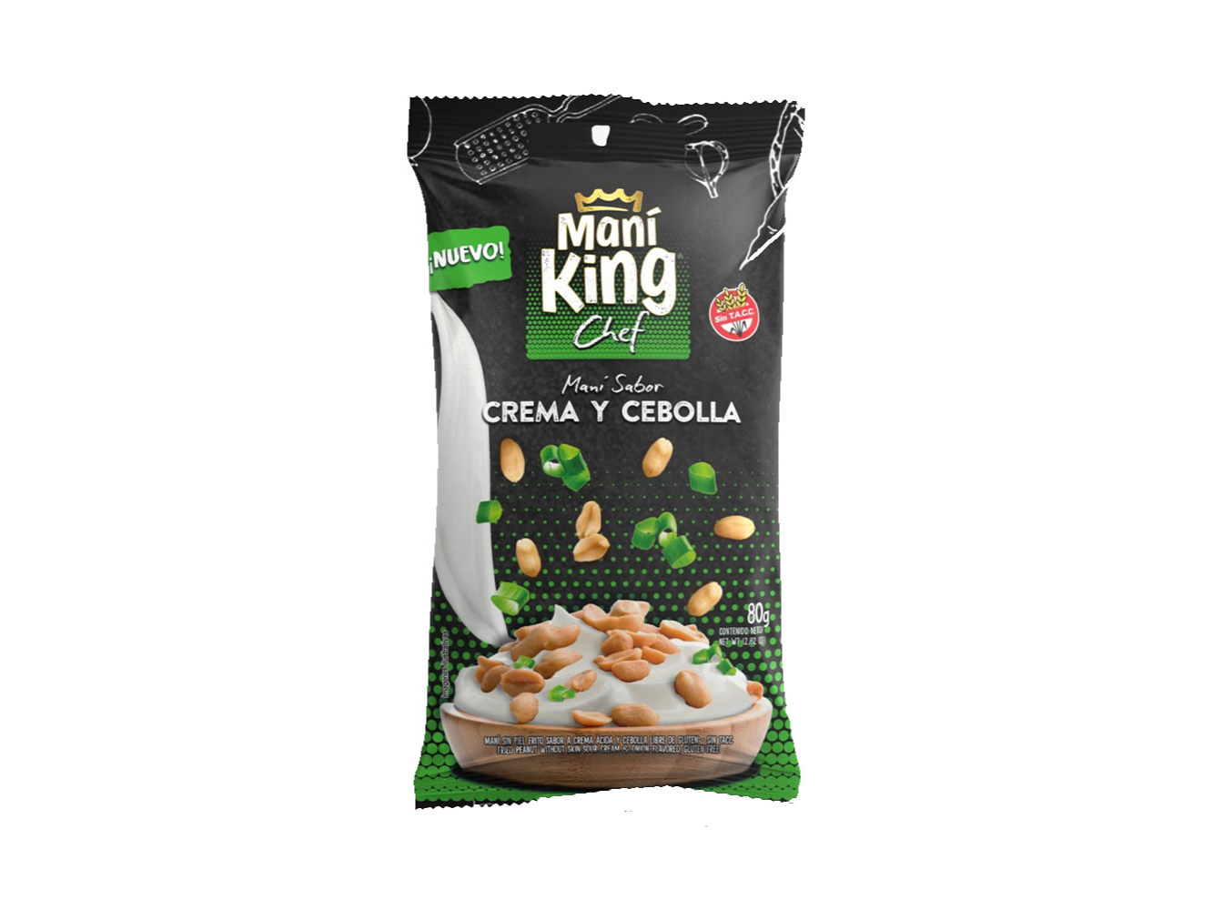 MANI KING CHEF CEBOLLA Y CIBULLET  80 GRS