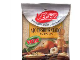 AJO DESHIDRATADO EN POLVO VELEZ  25 GRS