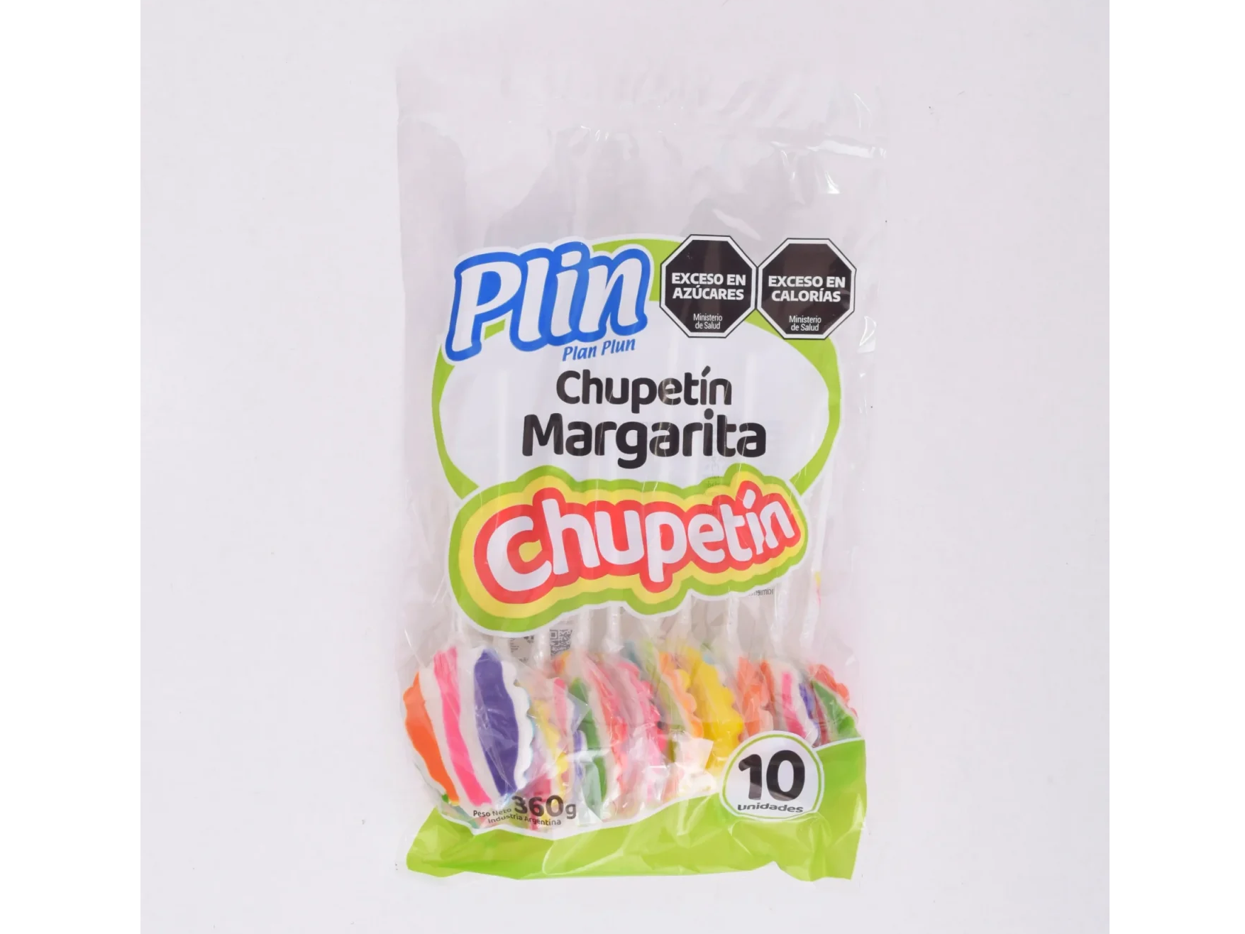 CHUPETIN MARGARITA PLIN  10 U