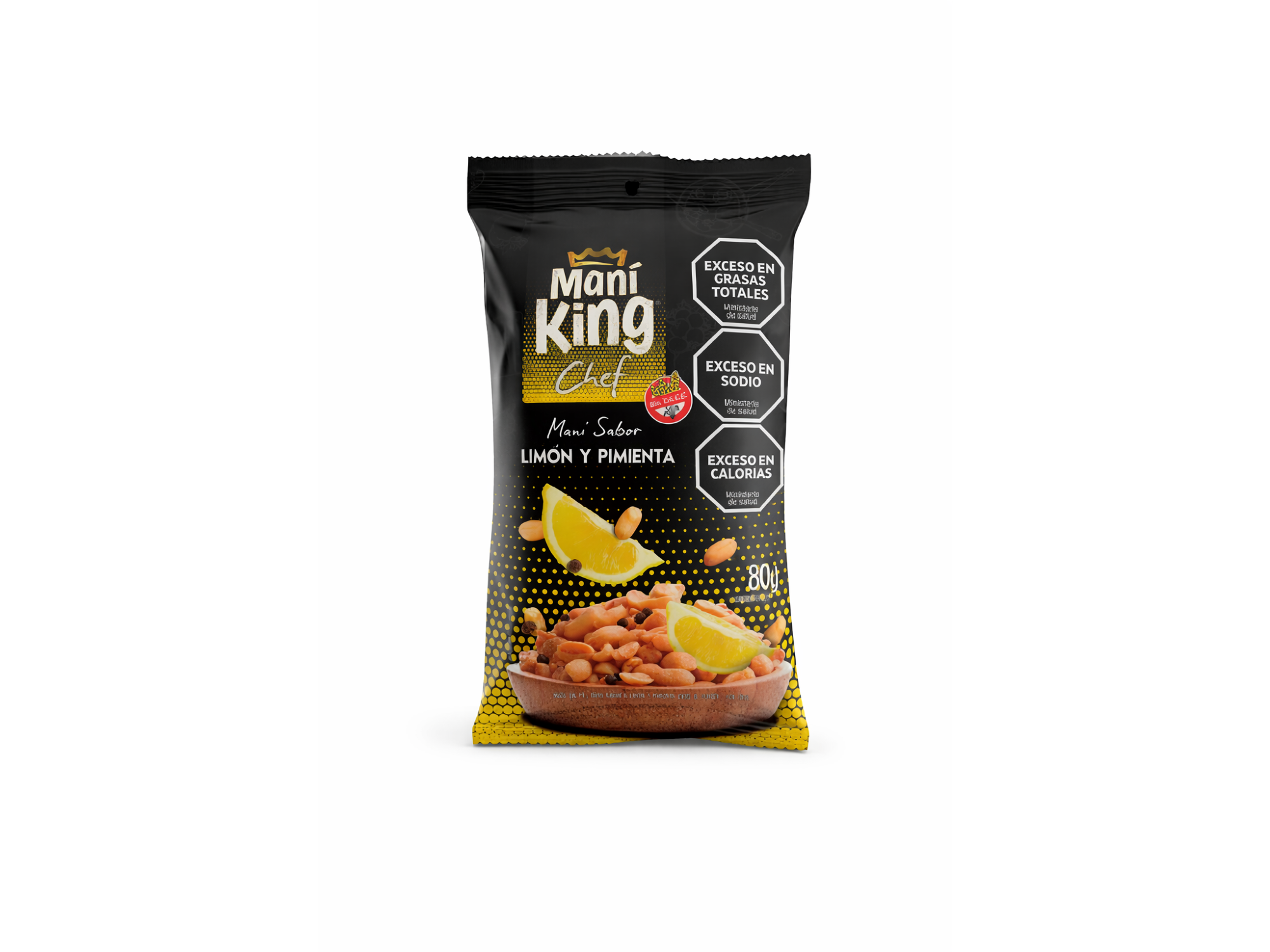 MANI KING CHEF LIMON Y PIMIENTA  80 GRS