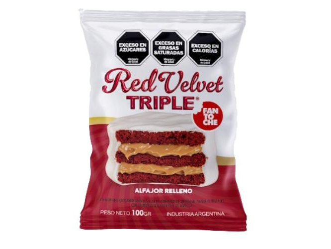 ALFAJOR FANTOCHE RED VELVET 100 GRS (12)