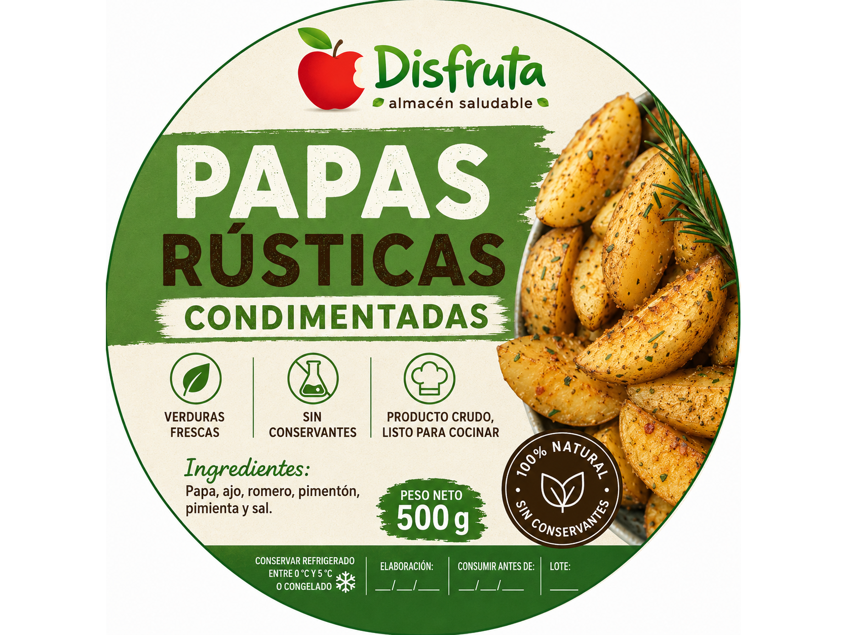 Papas rústicas