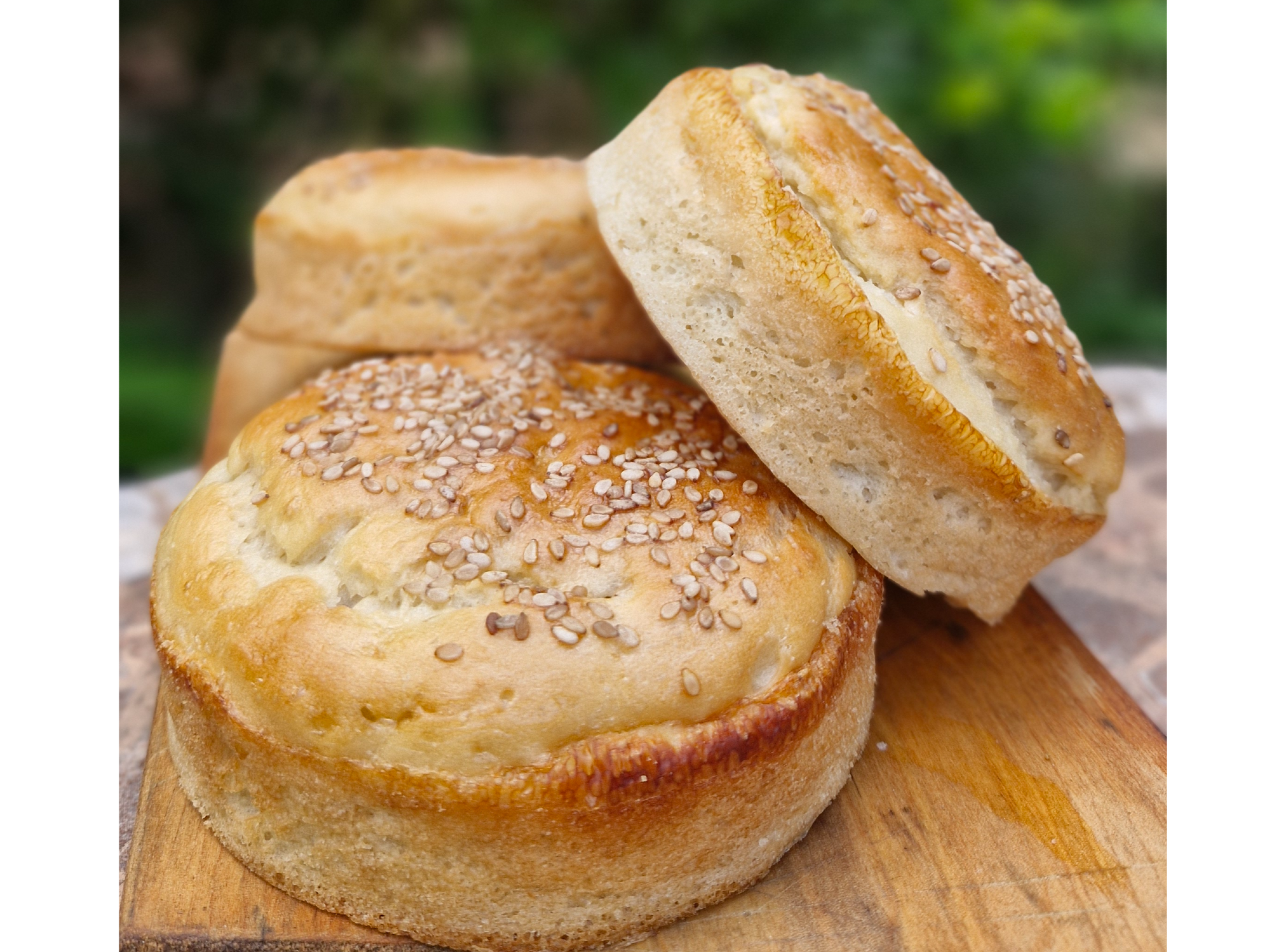Pan de hamburguesa x4