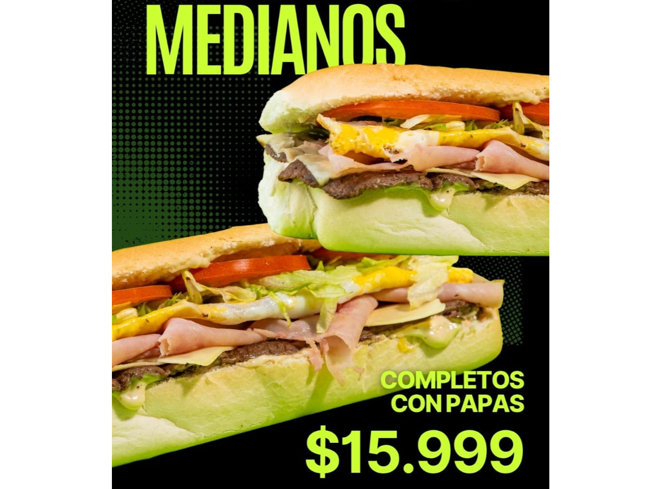 2 LOMOS MEDIANOS + PAPAS MC CAIN!