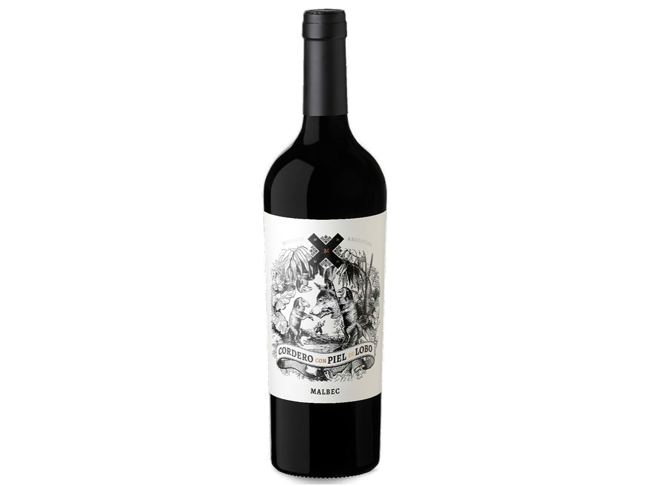 LOBO CON PIEL DE CORDERO MALBEC