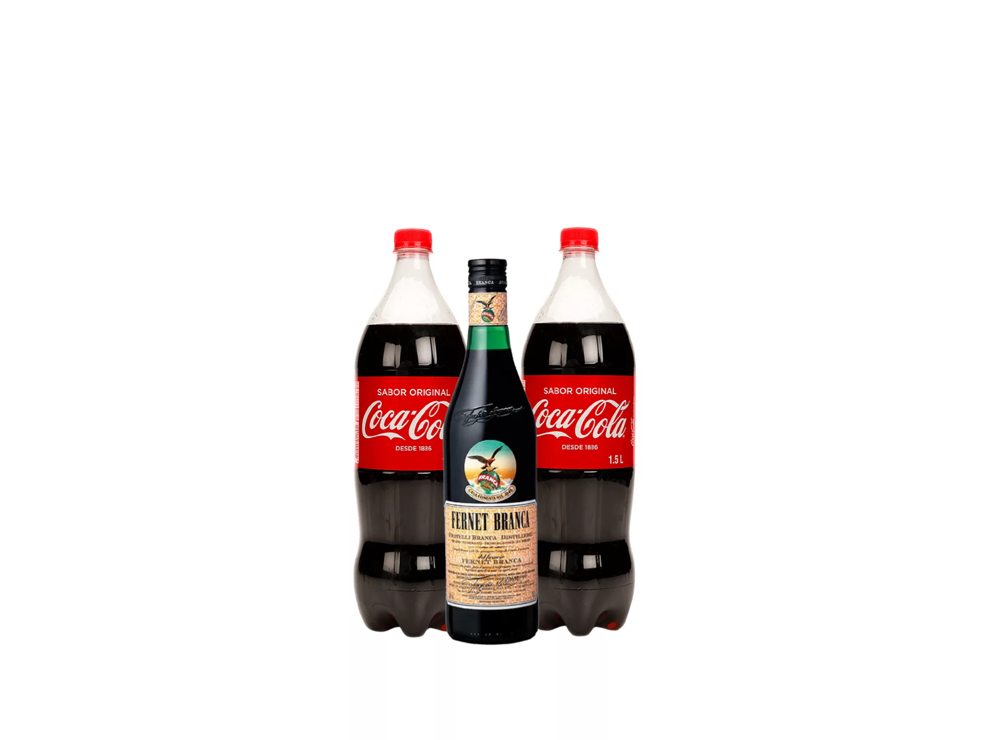 FERNET+ 2 COCA COLA RET 2 lt