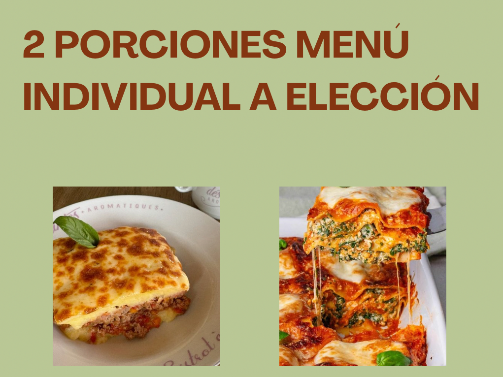 Promo Veggie Menues x 2