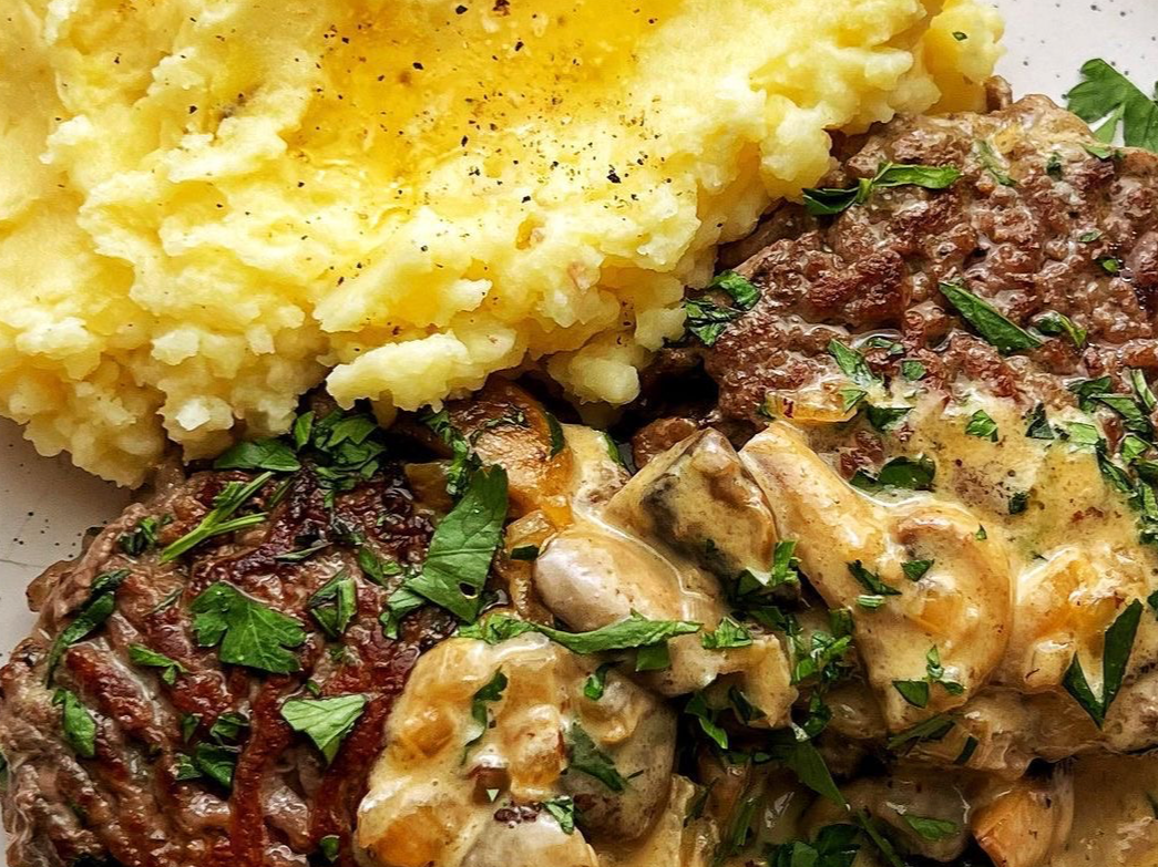 Cerdo con puré