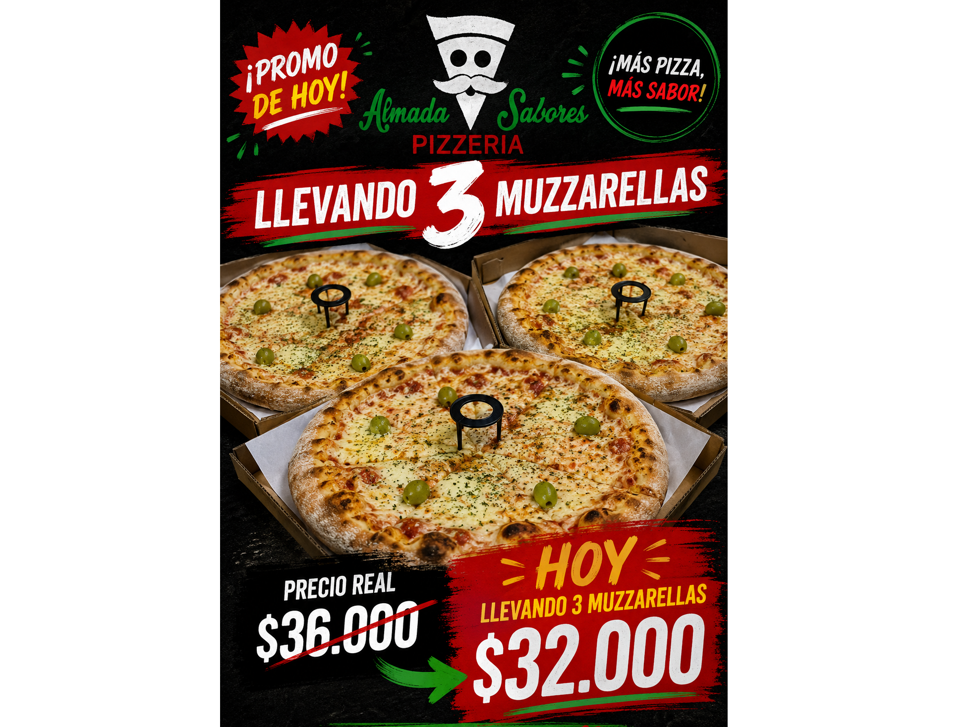 Promo 3 mozarellas
