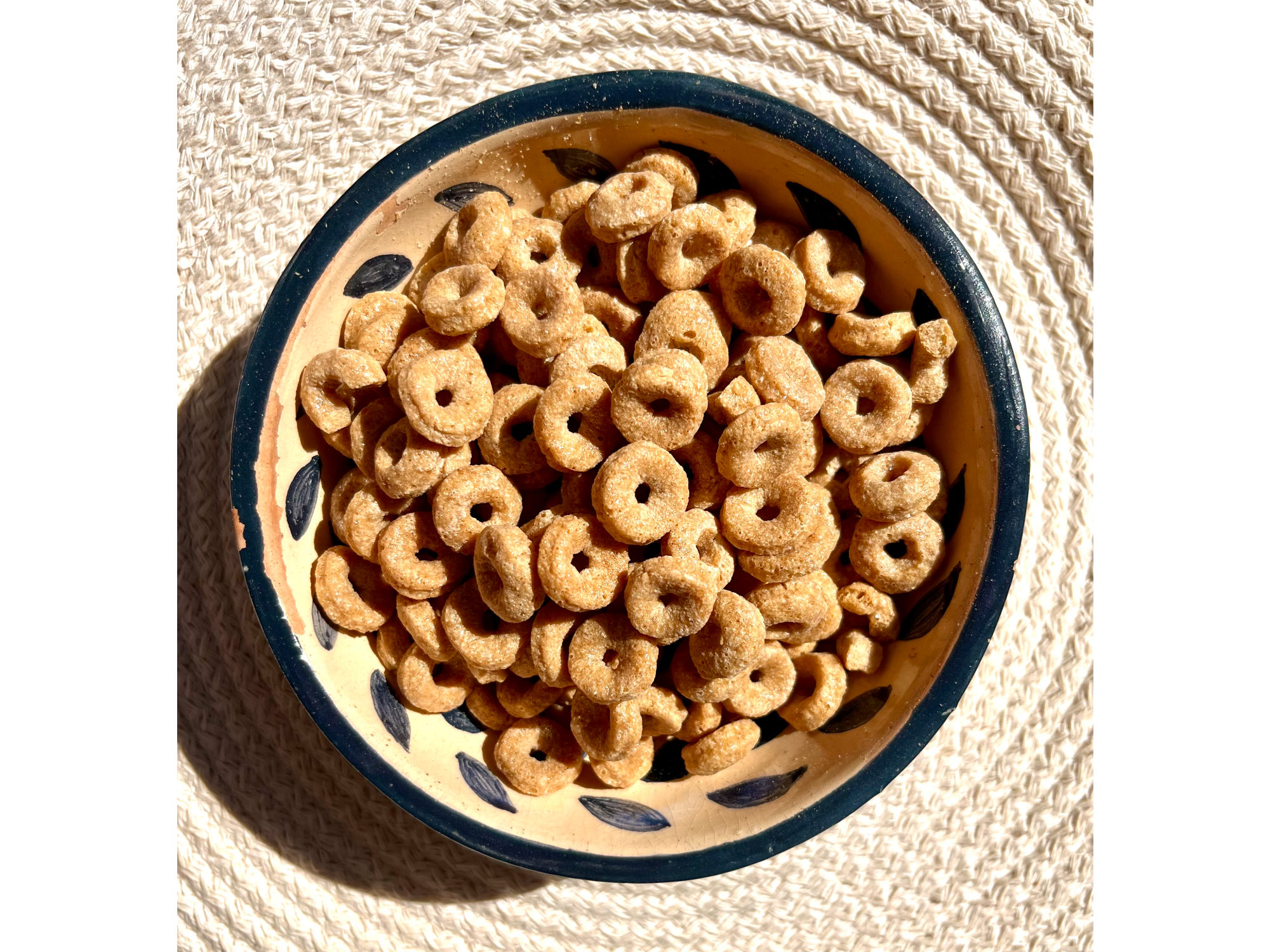 Anillos de avena y miel