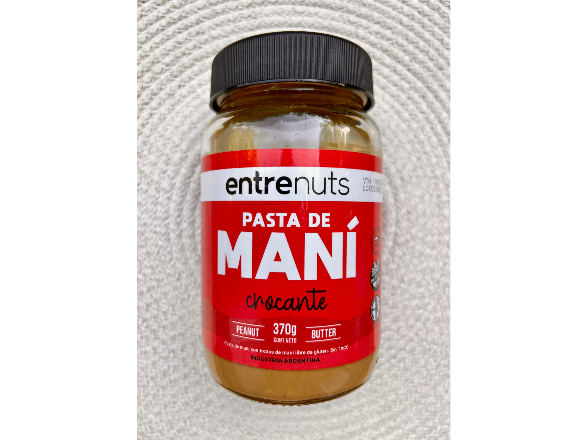 Pasta de maní crocante 370g