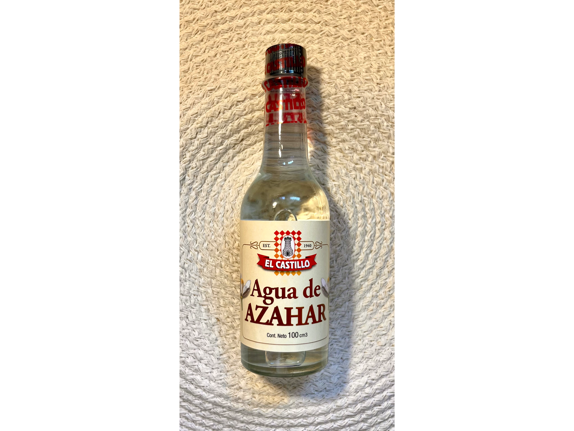 Agua de azahar x100cc "El Castillo"