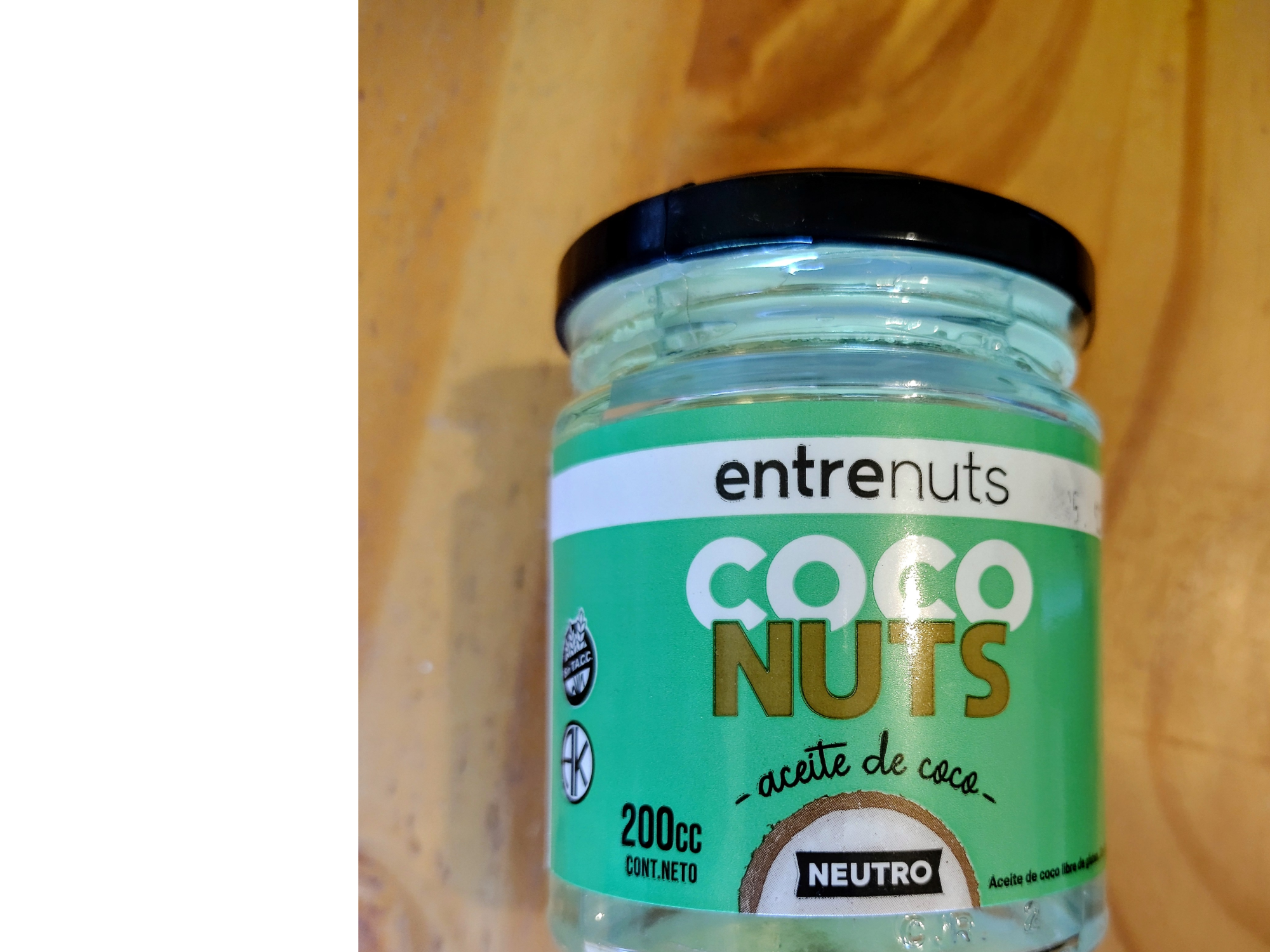 Aceite de coco Entrenuts 200ml