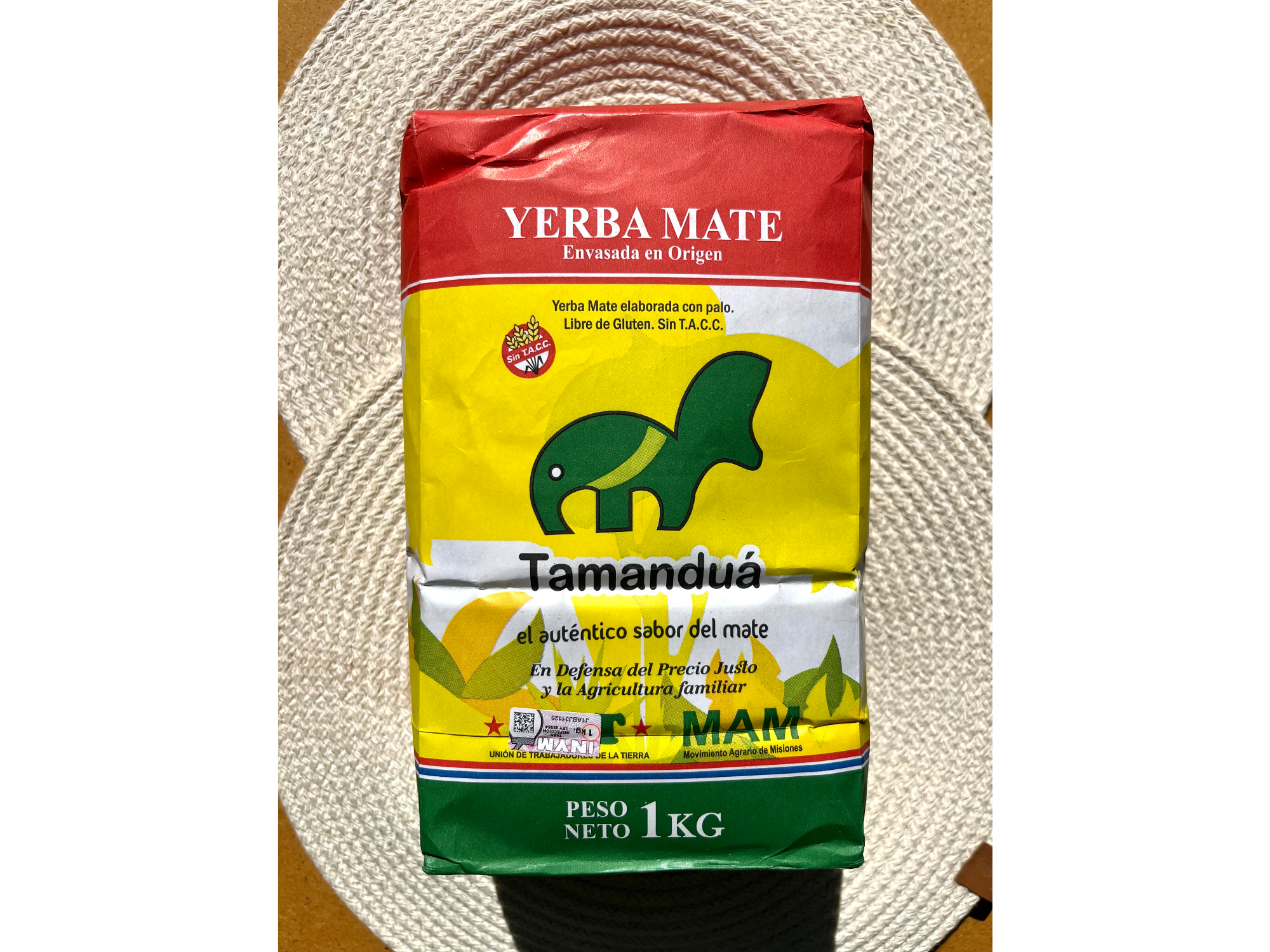 Yerba agroecológica Tamanduá x 1 kilo