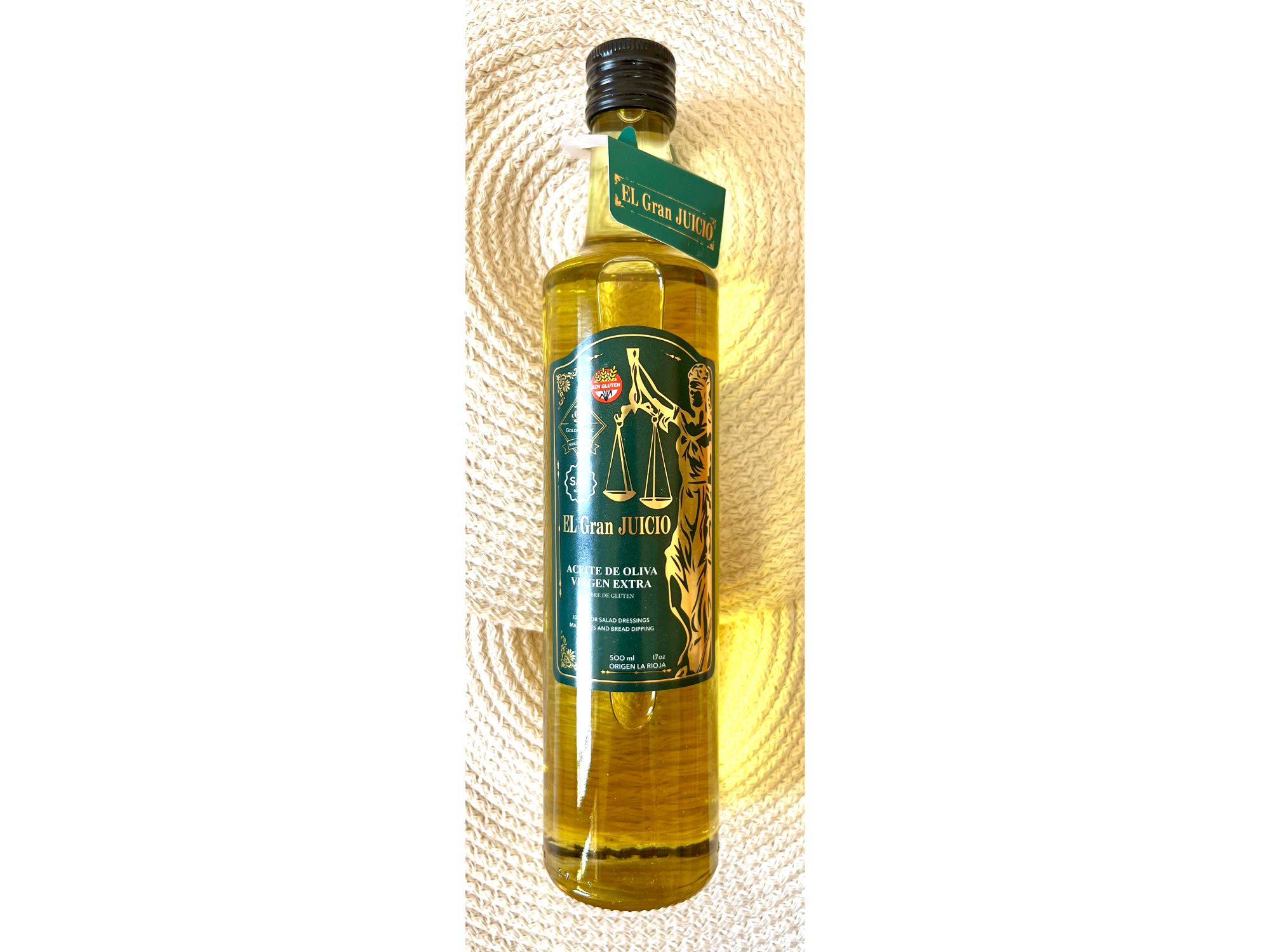 Aceite de Oliva extra virgen 500ml Gran Juicio (vidrio)