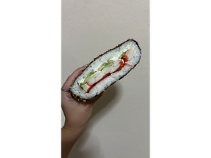 Kani Kumo de Rice and roll