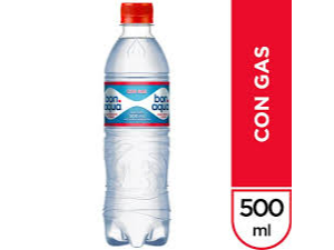 Agua con gas 500 ml