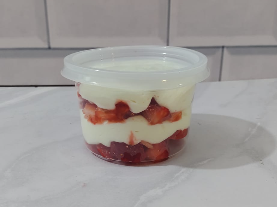 Frutillas con crema