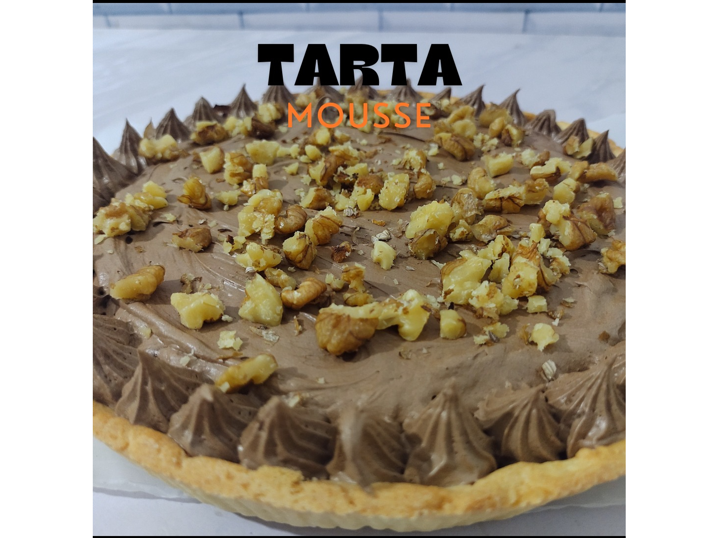 Tarta mousse de chocolate